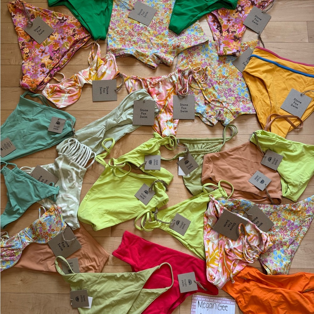 LOT of NWT free people & revolve bikinis